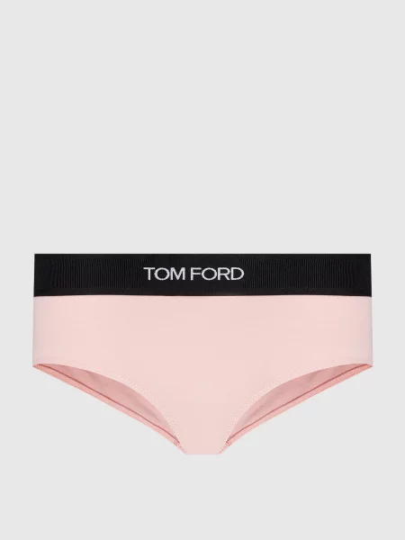 Трусики-сліпи з візерунком логотипа Tom Ford рожеві