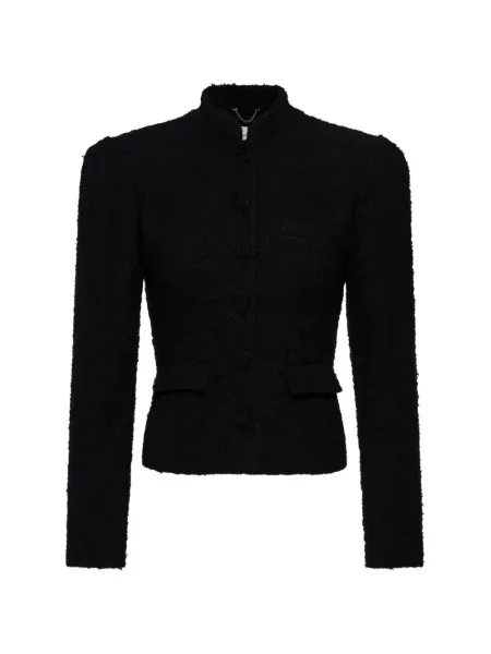 Bouclé sacou Magda Butrym negru