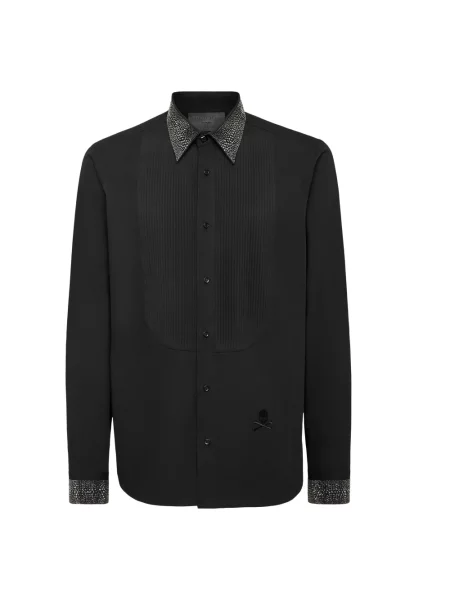 Koszula Philipp Plein wiązana czarna