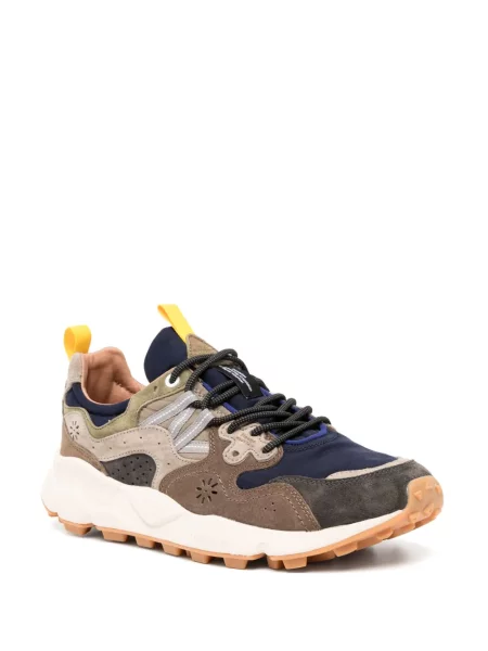 Sneakerși Flower Montain cu model floral gri