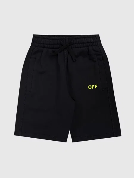 Дитячі шорти з принтом Off Off-white чорні