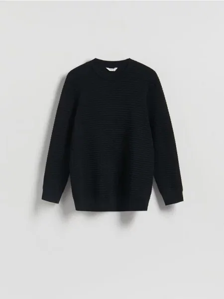 Reserved Pulover cu conținut ridicat de negru
