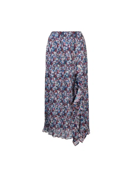 Spódnica plisowana Ganni do kolan casual