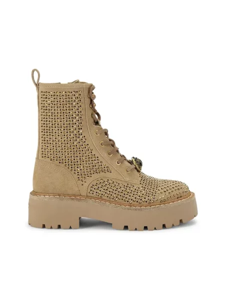 Sztyblety Kurt Geiger zamszowe brązowe