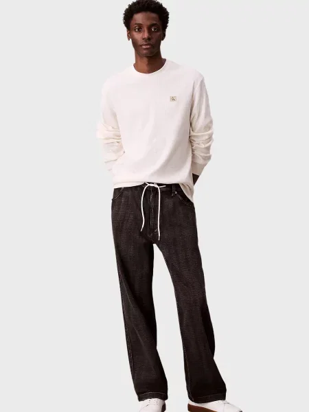 Лонгслив Calvin Klein Jeans белый