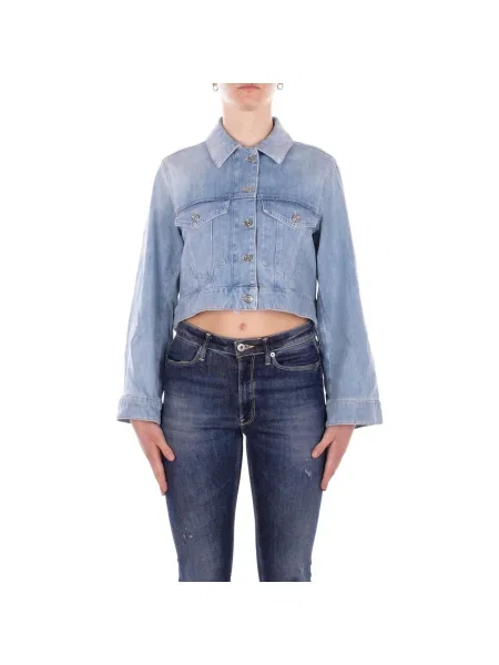 Cropp geacă de blugi Dondup albastru