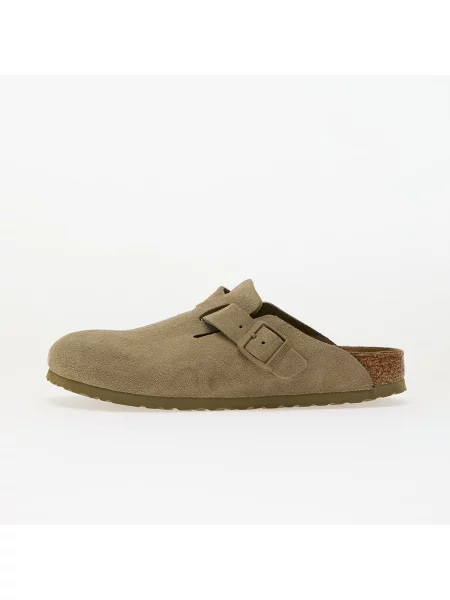 Sneakers Birkenstock Boston Suede Leather Faded Khaki EUR 40 χακί
