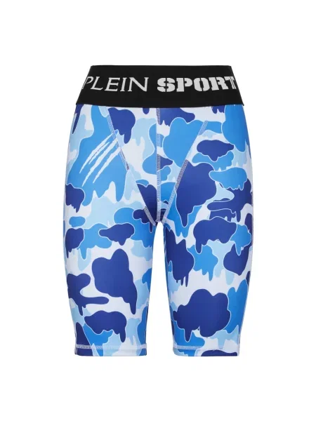 Szorty Plein Sport w kamuflażu niebieskie