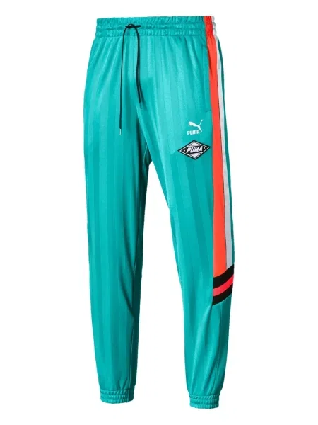 Pantaloni Puma alergare albastru