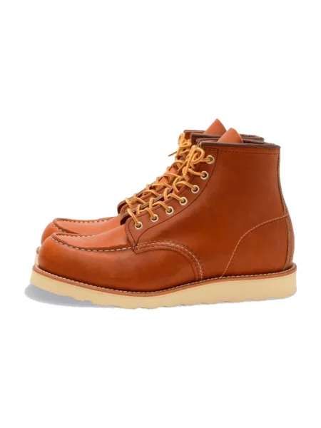 Botki Red Wing Shoes skórzane klasyczne czerwone