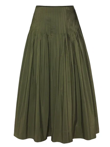 TATUUM Fustă PLISKA' verde