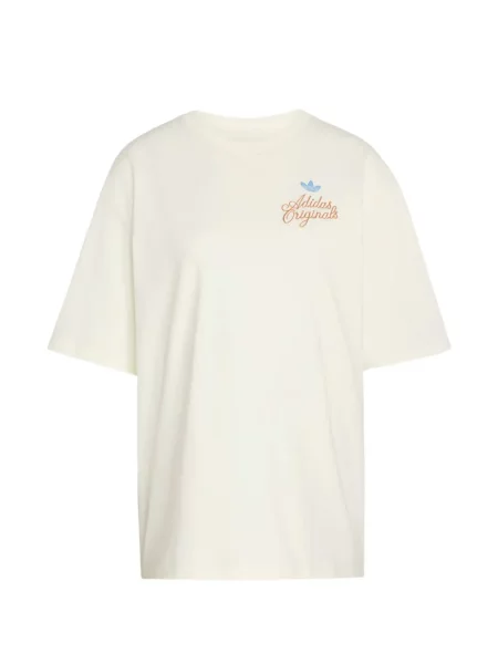 Tricou Adidas cu decolteu în V albastru
