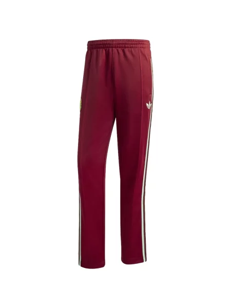 Pantaloni Adidas cu model leopard alergare roșu