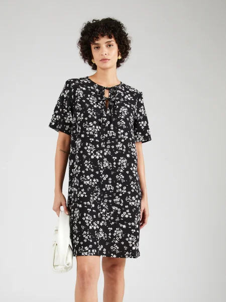 PIECES Rochie PCELISA negru alb