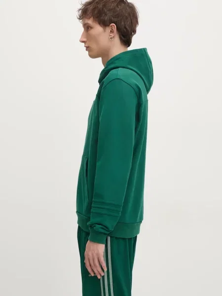 Μπλούζα adidas Originals PRE LOVED HDY με κουκούλα πράσινο