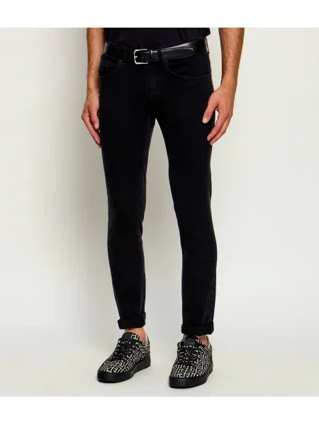 DONDUP made in Italy Blugi George | Skinny fit negru