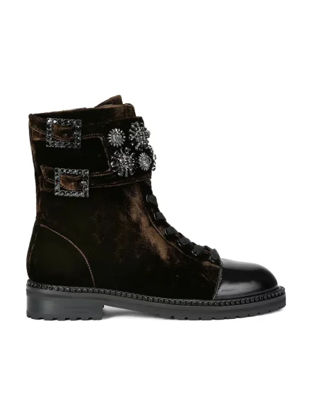 Кубинки Kurt Geiger London Stoop Combat Boot кафяво