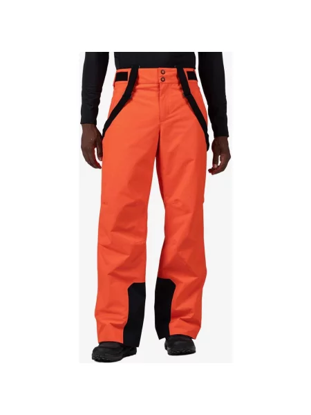 Długie spodnie rossignol insulated ski pomarańczowo S czarne