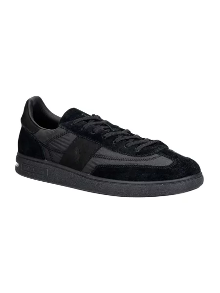 Sneakersy Polo Ralph Lauren skórzane czarne