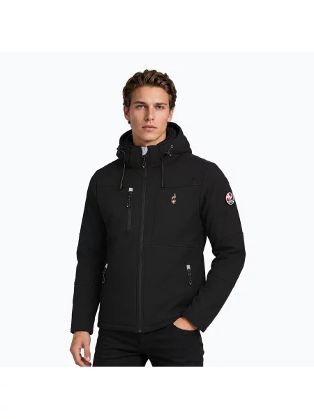Geacă softshell pentru bărbați Aulp Nemev Softshell black 1 negru