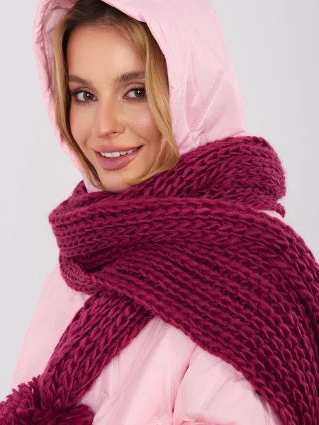 Pleteni šal Factory Price bordo