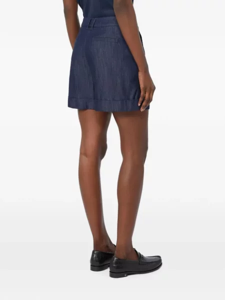 Pantaloni scurți din denim Max Mara albastru