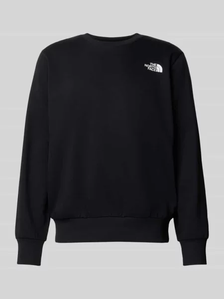 Bluza z nadrukiem z logo The North Face czarna
