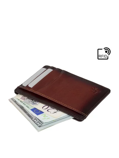 Кожаный кошелек Visconti коричневый