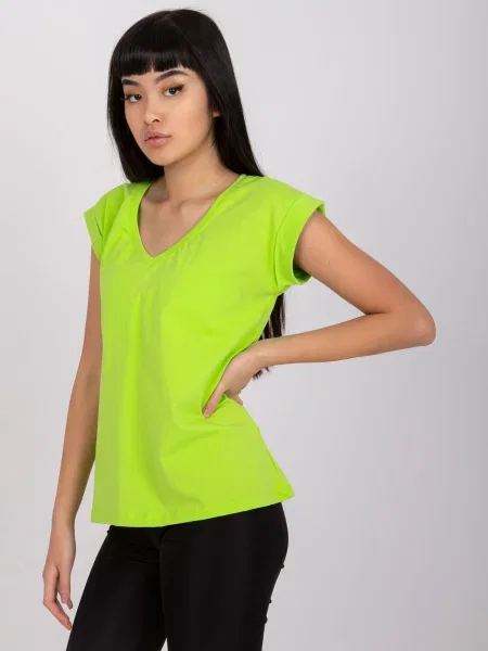 Tricou Fashionhunters verde