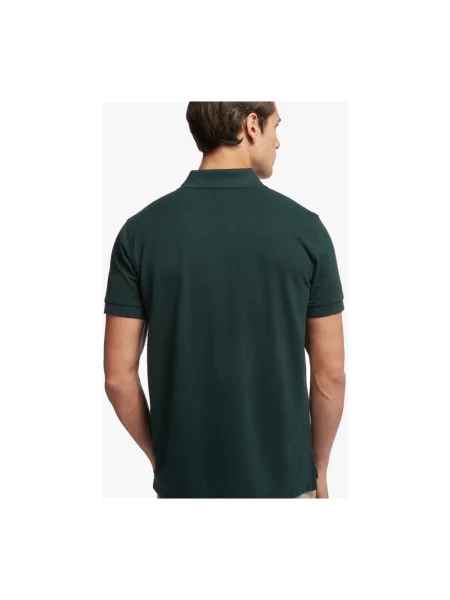 Koszulka polo Brooks Brothers z krótkim rękawem zielona
