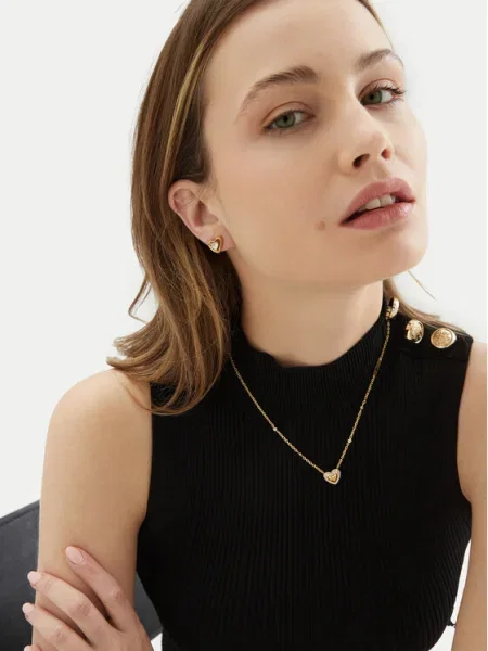 GUESS Cercei / transparent auriu
