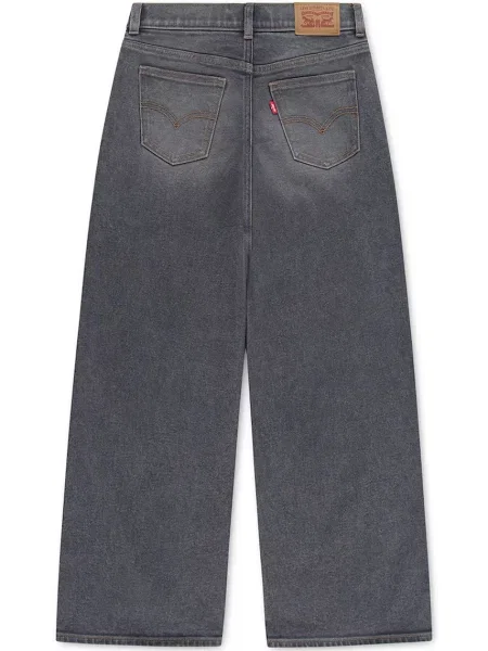 Levi's blugi wide leg pentru copii HIGH RISE BAGGY gri