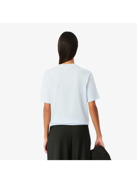 Футболка Lacoste голубая