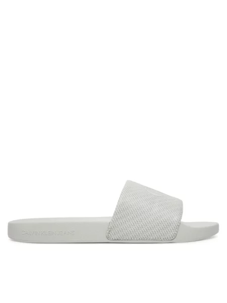 Klapki Calvin Klein Jeans szare