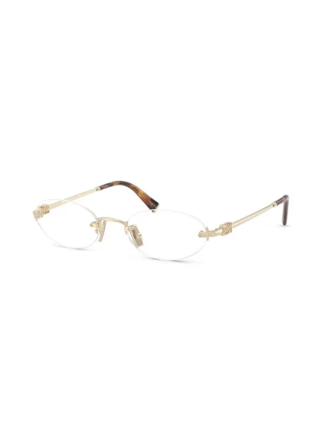 Ochelari de soare Miu Miu Eyewear auriu
