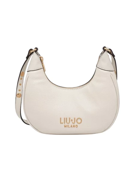 Torebka hobo Liu Jo skórzana biała