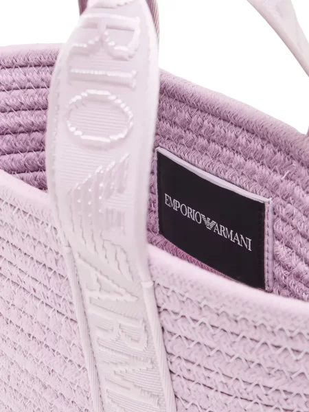 Shopperka dziecięca Emporio Armani fioletowa