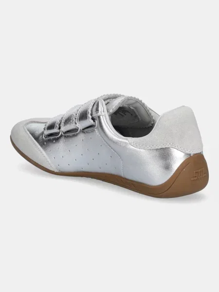 Steve Madden bőr sportcipő Flagship ezüst
