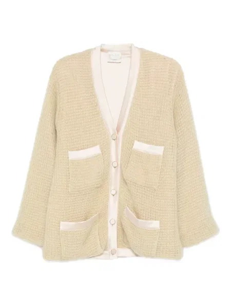 Cardigan Forte_forte tricotate verde