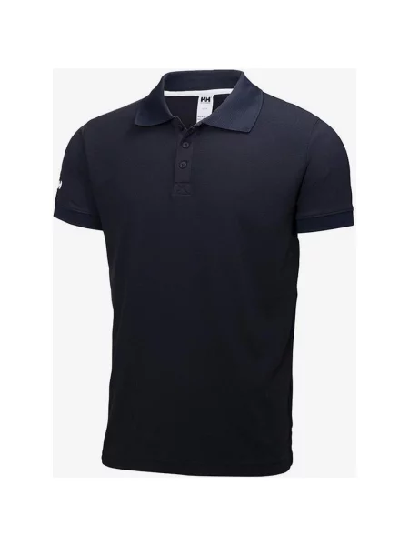 Granatowa koszulka polo z krótkim rękawem Helly Hansen Crewline S niebieska
