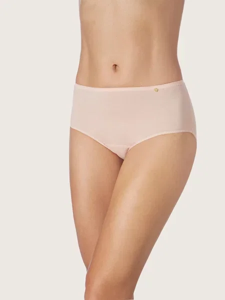 Zd ZERO DEFECTS Chiloți Atenea high waist Soy fiber' roz