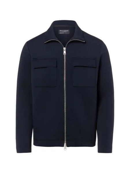 Marc O'Polo Bluza Mężczyźni jednolity M niebieski