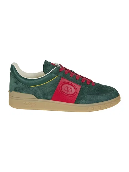 Sneakersy Valentino Garavani skórzane zielone