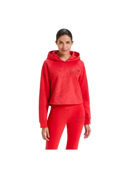 Bluza DIADORA L. HOODIE CROP MANIFESTO czerwona
