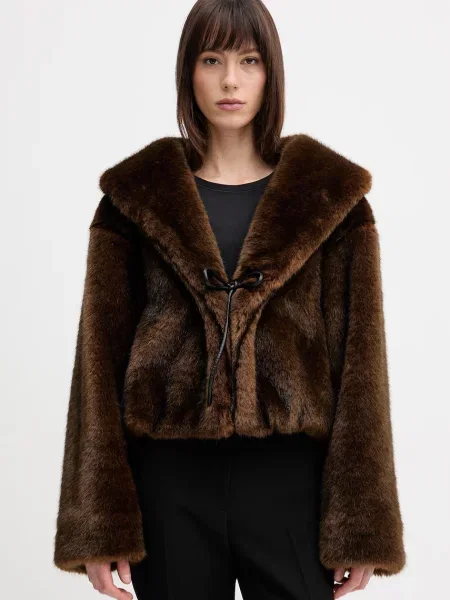 Nanushka geacă ESTEL maro