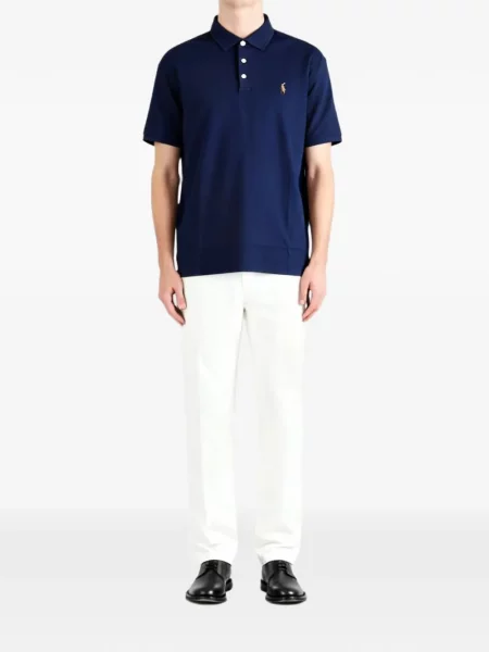 Haftowana koszulka polo Polo Ralph Lauren biała