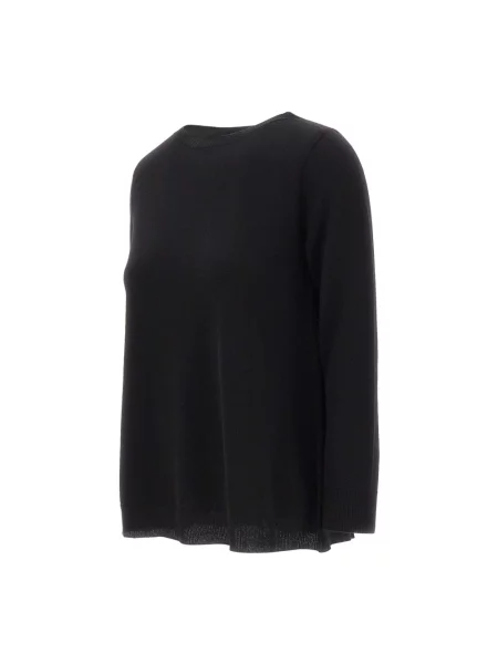 Sweter Kangra wełniany czarny