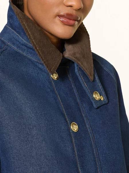 Sandro Kurtka Jeansowa blau niebieska