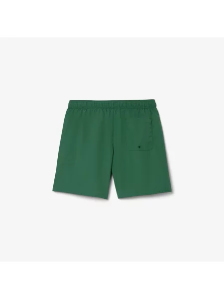 Lacoste Monochromatyczne Kąpielówki zielone
