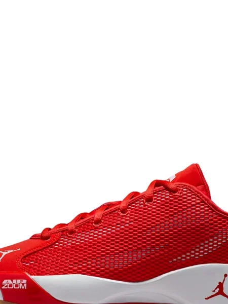 Sneakersy Jordan z siateczką czerwone